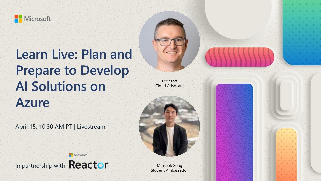 Learn Live: Plan and Prepare to Develop AI Solutions on Azure - YouTube