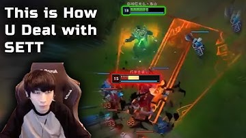 XiaoChaoMeng TEACH How to Destroy SETT with Darius - Engsub