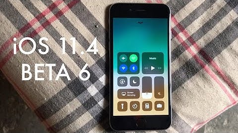 iOS 11.4 BETA 6 On iPHONE 6! (Review)