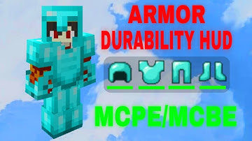 Armor Durability Hud Texture Pack For MCPE/MCBE (W Pack!!)