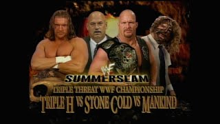 Story of Stone Cold vs. Triple H vs. Mankind | SummerSlam 1999