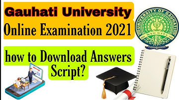 How to download Answer script for OTB Exam 2021 form GU website??