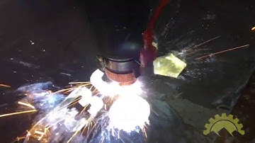 First file cutting, Torchmate 4800. [Draft]