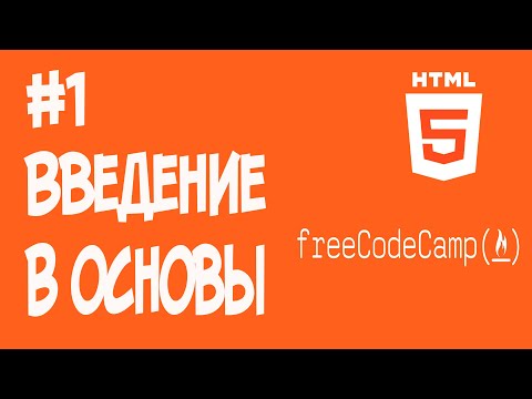 HTML5 уроки для начинающих | #1 - Введение в HTML на  frecodecamp