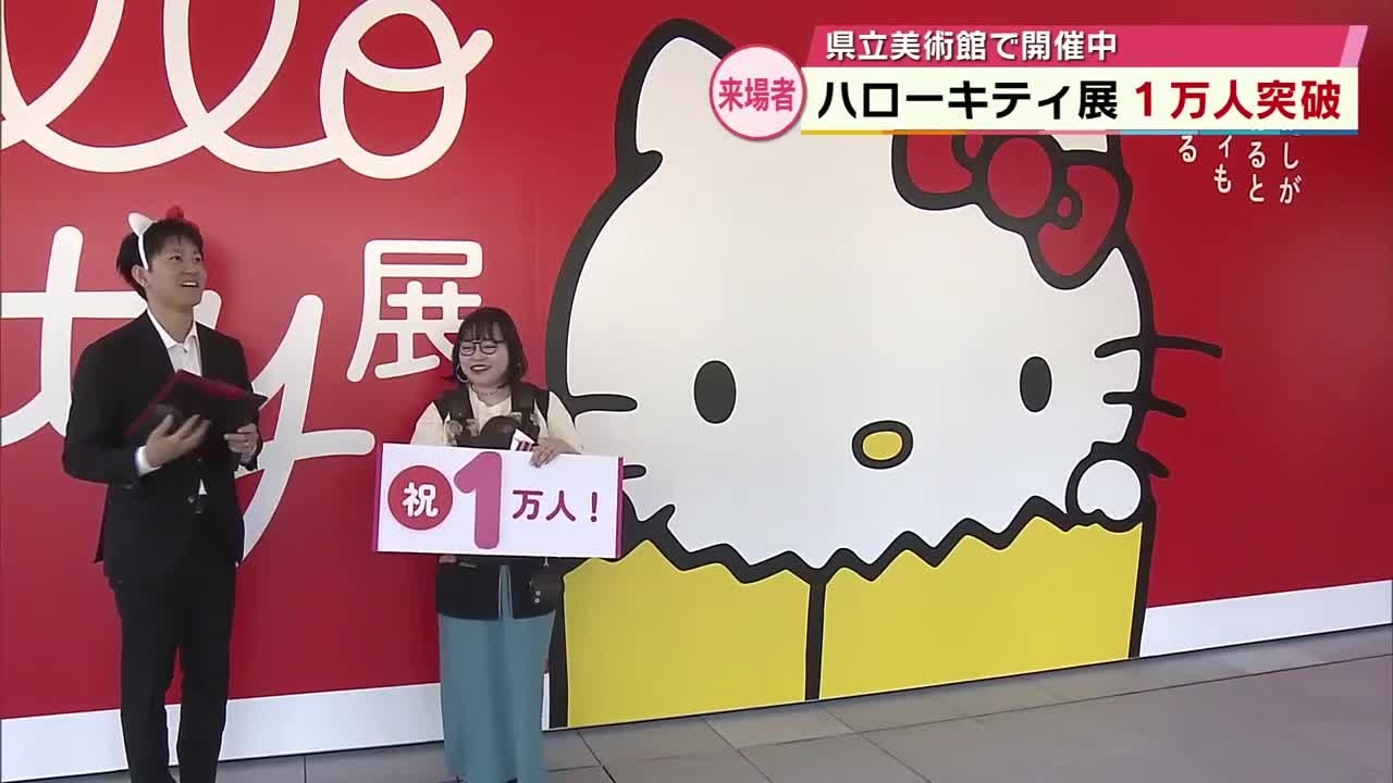 Hello Kitty Exhibition Surpasses 10,000 Visitors in About One Week