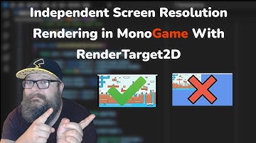 MonoGame RenderTarget2D Independent Screen Resolution Rendering