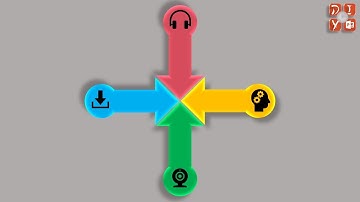 4 Step Infographic Concept slide for PowerPoint. DIY PPT 040