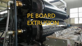 Plastic extrusion: HDPE sheet (1200mm)