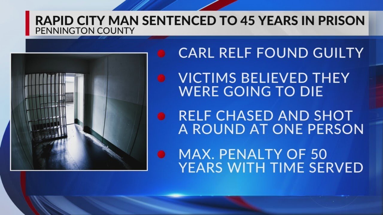Rapid City man sentenced for each of 7 aggravated assault charges - YouTube
