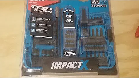 Makita IMPACT X 50 Piece Impact Bit Set