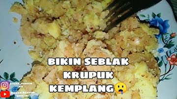 CARA MEMBUAT SEBLAK KERUPUK KEMPLANG ENAK BANGET