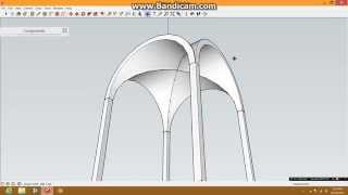 how to make a quad arch in sketchup