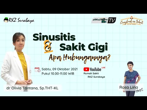 Cangkruk&rsquo;an Sehat RKZ Surabaya - Sinusitis & Sakit Gigi, Apa Hubungannya?