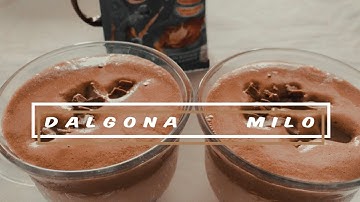 Dalgona Milo | HOW TO MAKE DALGONA MILO WITHOUT OVALETTE AND WHIPPED CREAM