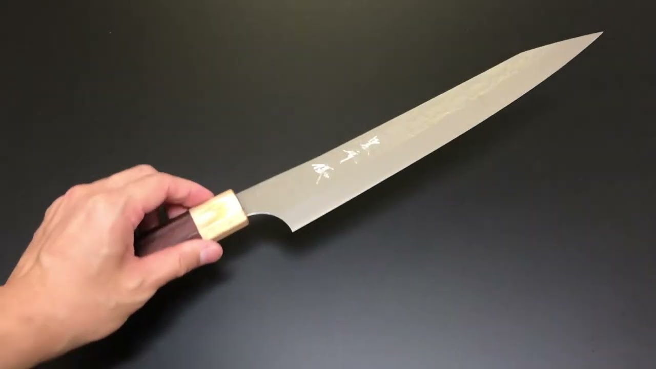 黒崎 優 Yu Kurosaki 閃光 筋引包丁240mm SG2 紫檀八角