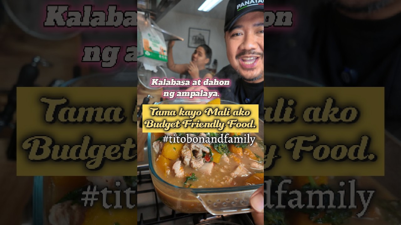 Tama kayo Mali ako kalabasa at dahon ng ampalaya.