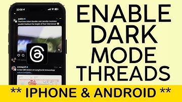 How to Enable Dark Mode on Threads App | For Andoid and Iphone (2023)
