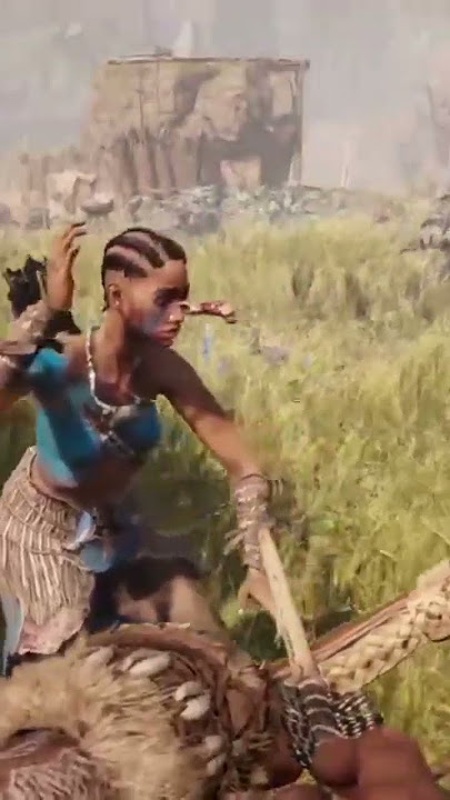 farcry primal) um lady you don't look so good (funny bug)