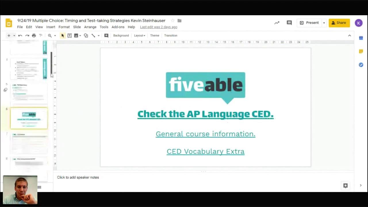 AP Lang Multiple Choice Timing and TestTaking Strategies YouTube
