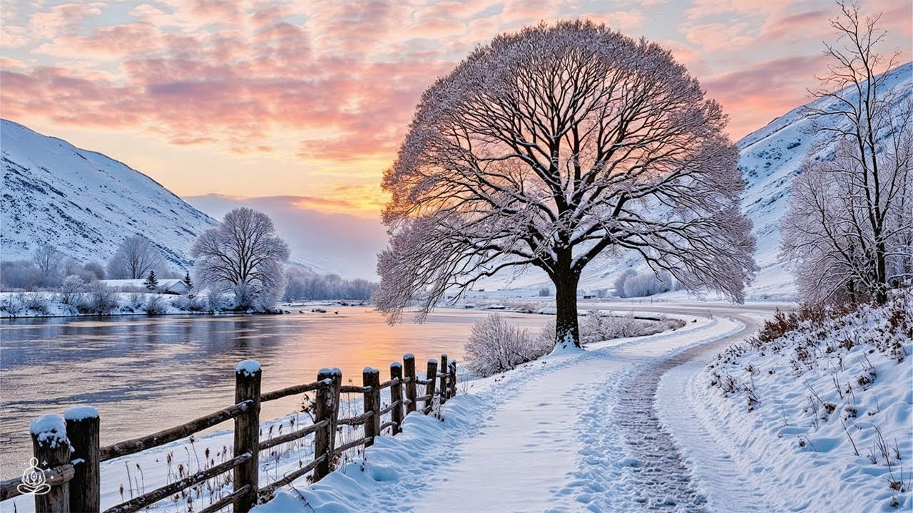 Beautiful Winter Music ❄️ Calm Winter Sounds to Release Stress and Tension