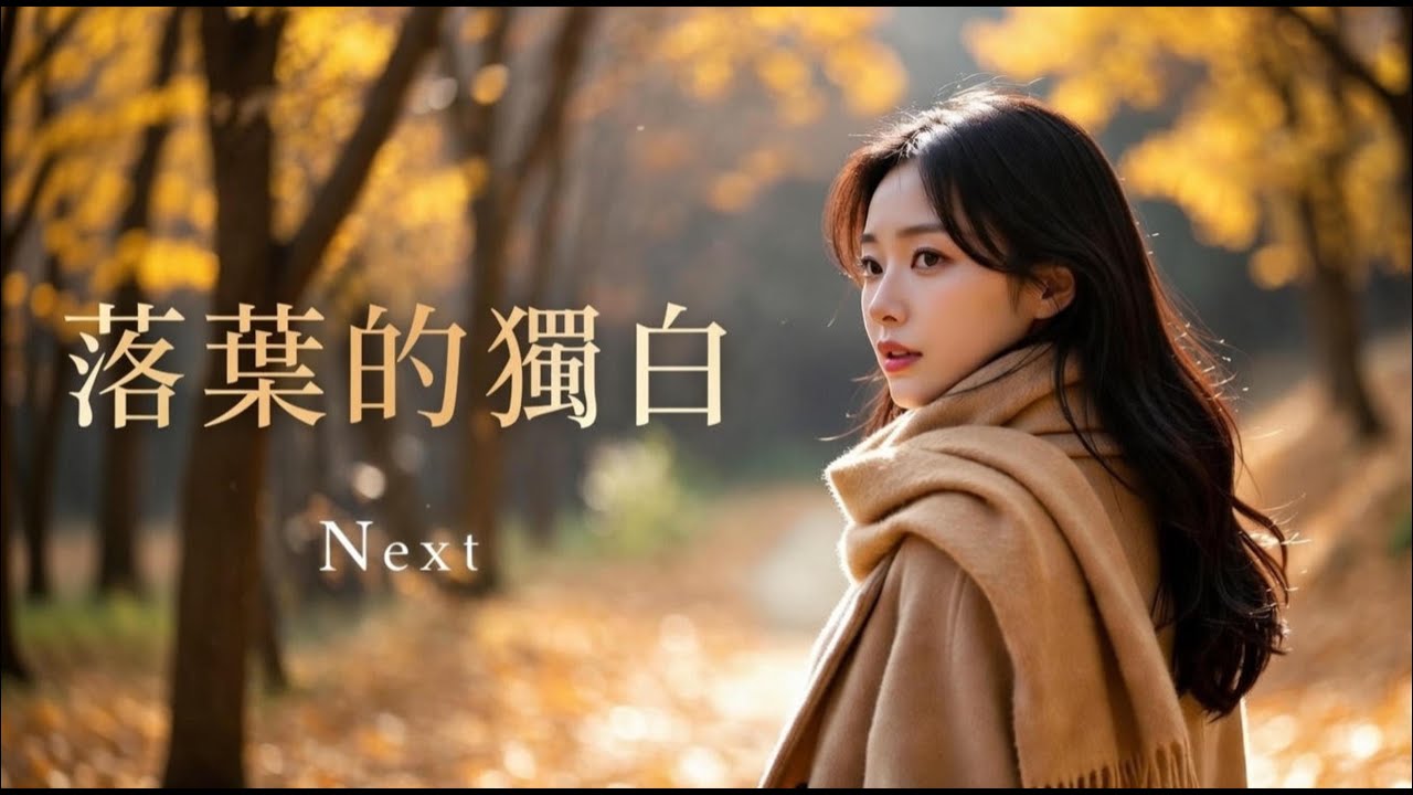 神薙朔也Next《落葉的獨白》『就讓秋風帶走 我的思念 帶走我的淚我不再追問 你為何選擇遠飛』改編自王強-秋天不回來【Lyric Video】#神薙朔也Next#落葉的獨白#中文抒情#思念#治癒