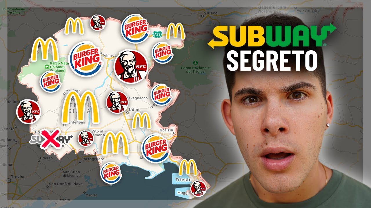 Mangio in TUTTI I FAST FOOD della mia regione in 12H