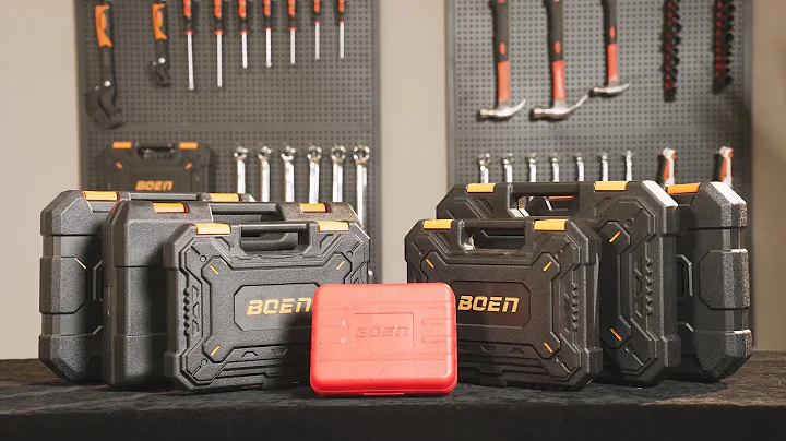 BOEN 8 Piece Impact Socket Adapter and Reducer Set 1/4" 3/8" 1/2" 3/4" Drive Socket Adapter Set