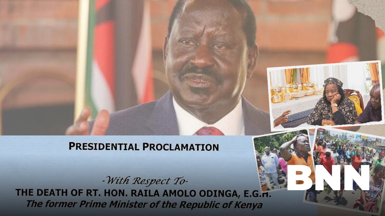 Mourning Raila Mourning Raila Odinga Amid Claims of Funeral in 72hrs - BNN - YouTube