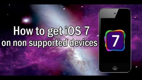 How to get iOS 7 features on iPod 4g and iPhone3gs P.1