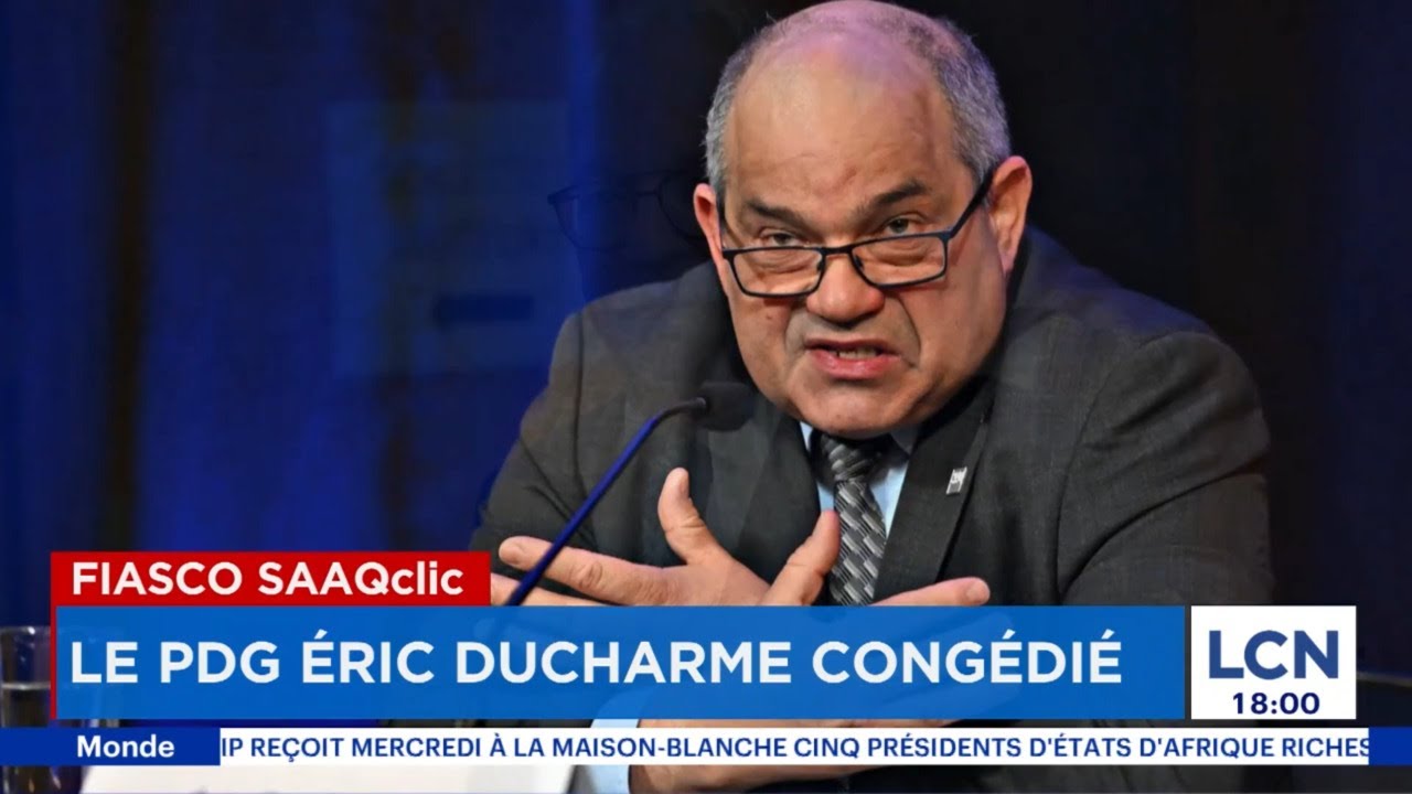 Fiasco SAAQclic: le PDG Éric Ducharme congédié