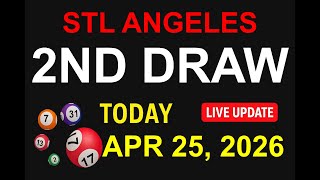 STL ANGELES 2ND DRAW - APR 25, 2026 Results (LIVE UPDATE)