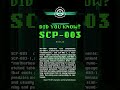 WHAT is SCP-003 ACTUALLY?? #shorts #scp #scpfoundation #scp003