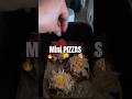 MINI Pizzas Casera:¡Mucho queso y Peperoni!🔥🧀#pizza #food #shrtsvideos