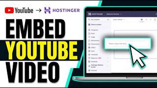 How to Embed YouTube Video in Hostinger Website Builder 2026 (Complete Guide)