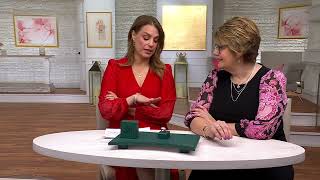 JAI Sterling Silver & 14K Gold Lotus Petal Band Ring on QVC
