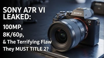SONY A7R VI LEAKED: 100MP, 8K/60p, & The Terrifying Flaw They MUST TITLE 2?
