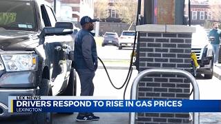 Drivers respond to rise in gas prices