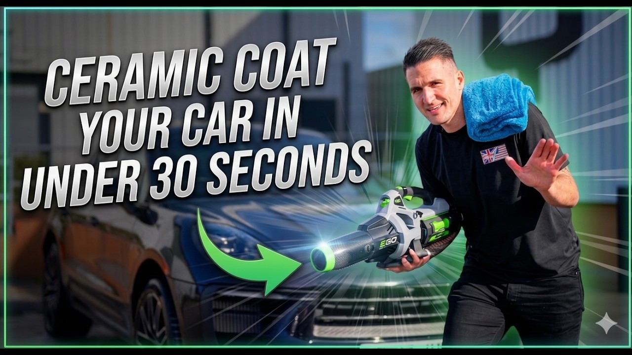 I Found the SECRET to Ceramic Coating Your Car in 30 Seconds - YouTube