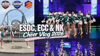 ESDC, ECC & NK cheer vlog 2026!🎀💚 inclusive cheer and dance