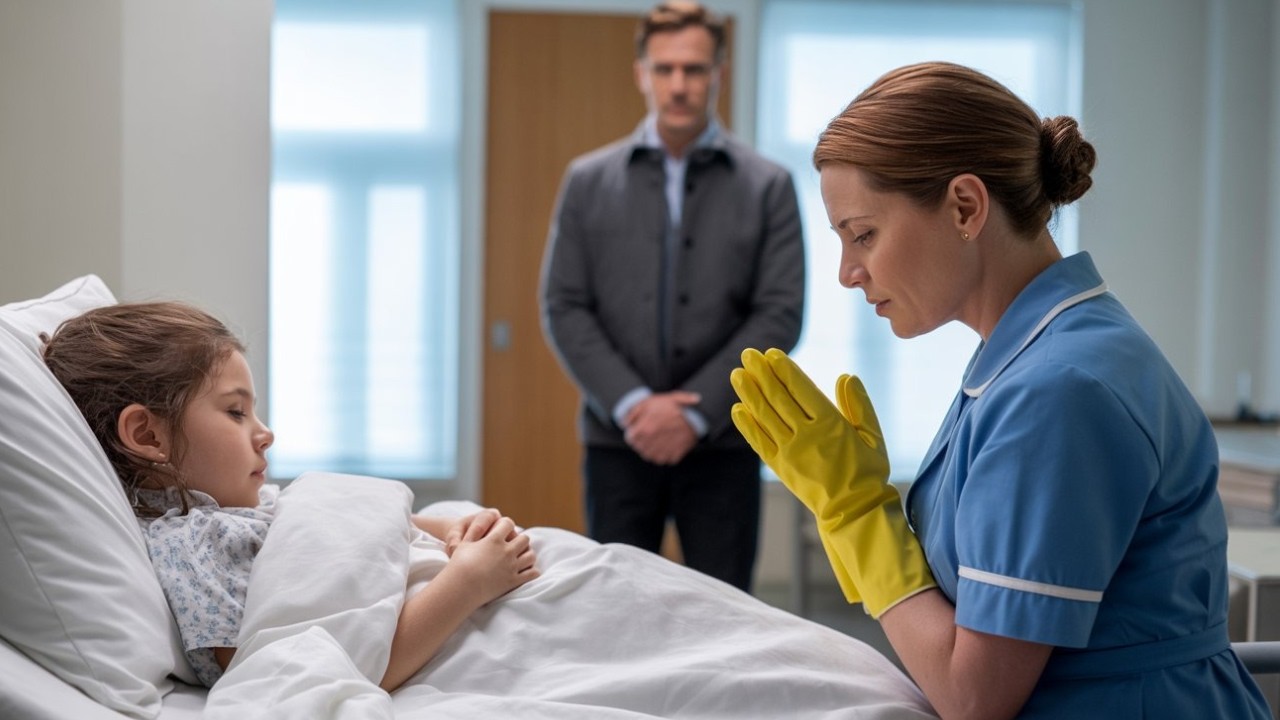 MILIONÁRIO VÊ FAXINEIRA ORANDO POR SUA FILHA EM COMA E O QUE ACONTECE HORAS DEPOIS CHOCA A TODOS