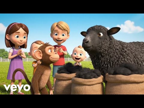 Baa Baa Black Sheep | Learn Colors with Color Sheep | Colors For Toddlers | Nursery Rhymes...