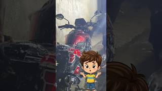 Bike Washing in Dusshera... science to learn #odia #dussehra #learninodia #educationinodia