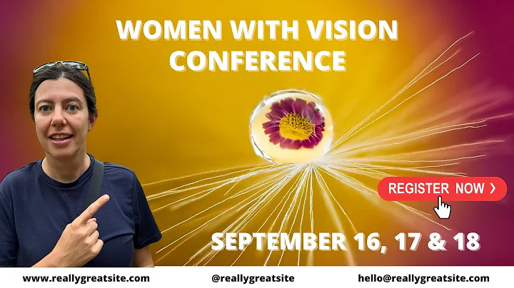 Will you joining me? Women with Vision Conference