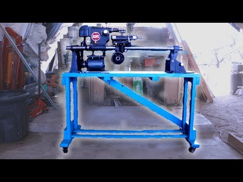 Building A Lathe Stand |Converting A Wood Lathe Into a 