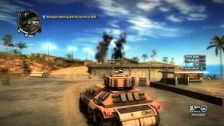 Just Cause 2 Hijacking biggest plane and destroying base