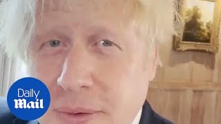 Boris Johnson congratulates A-level students and urges them to get Covid-19 vaccine
