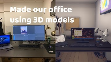 We made our office with 3D models - UNITY - SYNTY STUDIOS