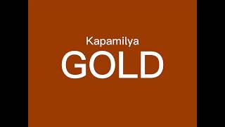 2016. ABS-CBN Kapamilya Gold Ident Logo