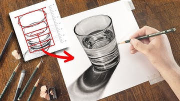 How to Draw Realistic GLASS – Easy Step-by-Step Guide