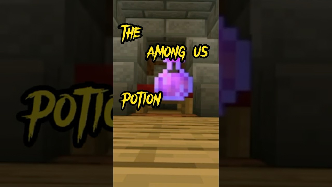 the among gus potion #mcyt #minecraft #minecraftmemes #amongus